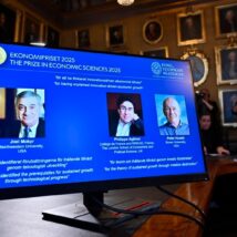 Real Academia Sueca de Ciências afirma que o trabalho dos economistas combate ameaças ao crescimento contínuo. Imagem referente a matéria