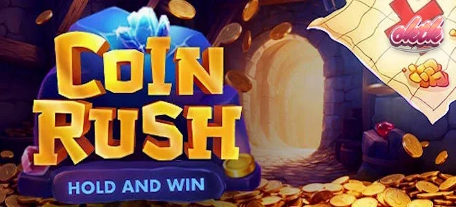 Coin Rush স্লট গেমের ইন্টারফেস এবং কয়েন থিম