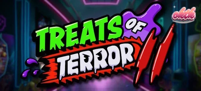 Treats of Terror II স্লট গেমের একটি দৃশ্য যেখানে খাবারগুলো প্রাণবন্ত দেখাচ্ছে